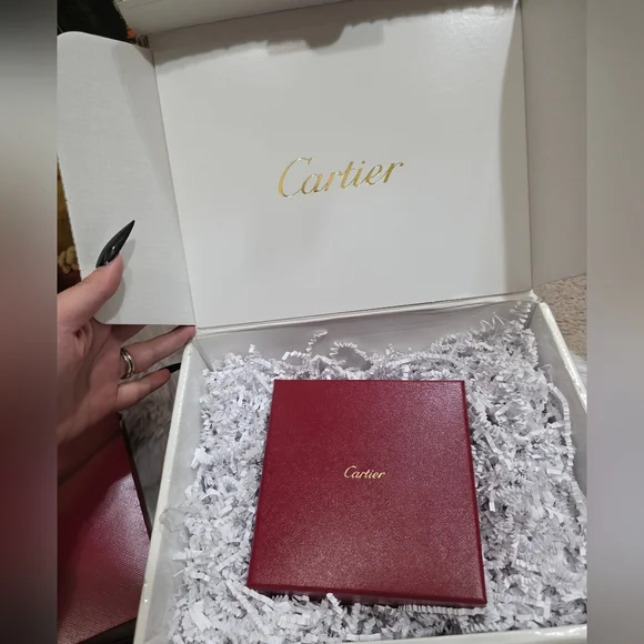 Authentic Cartier Red Jewelry Box & Gift Bag Set - Picture 7 of 7